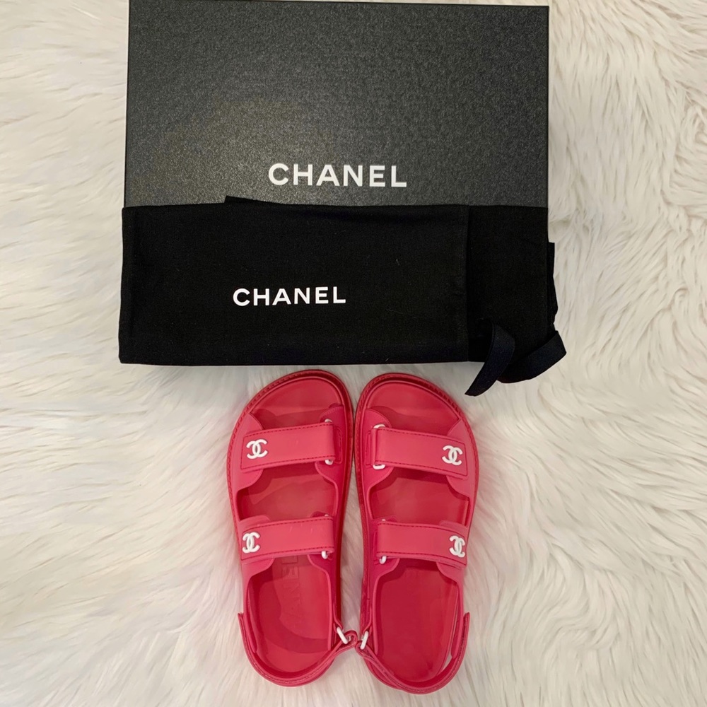 Chanel dad sandals rubbers dad sandals